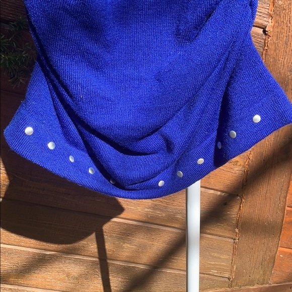 Blue sweater dress - Picture 2 of 5